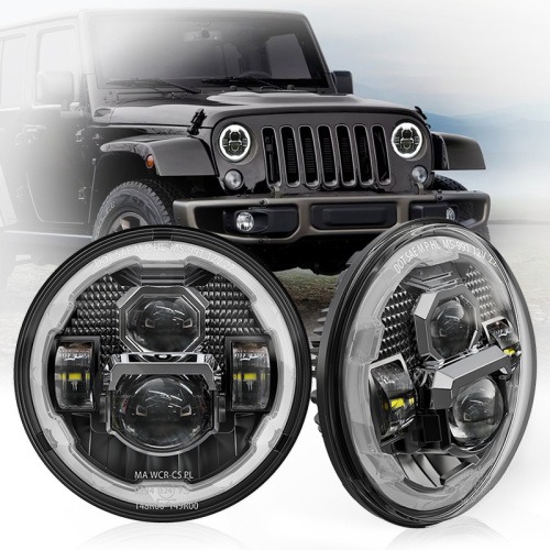 7" LED Headlight for Land Rover Defender/Jeep Wrangler JK