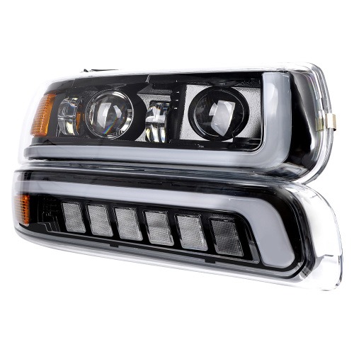 Chevy Silverado 1500 2500 1999-2002 LED Headlights