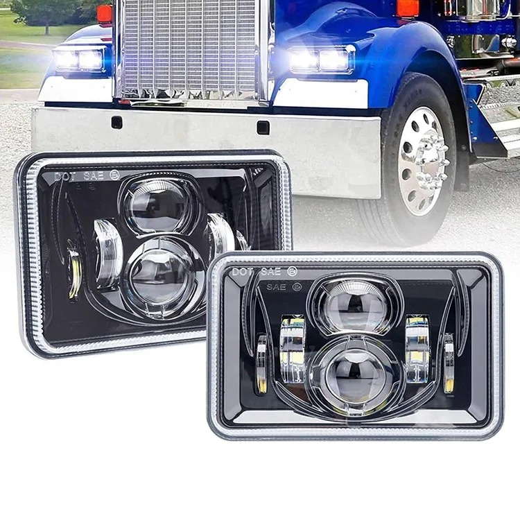 4x6" LED Headlight for Kenworth/Peterbilt/Freightliner